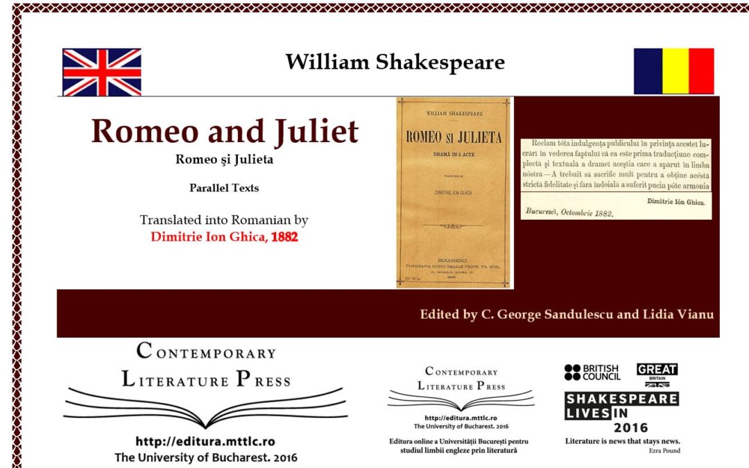 Editura pentru Literatură Contemporană a lansat volumul ”Romeo and Juliet” de William Shakespeare