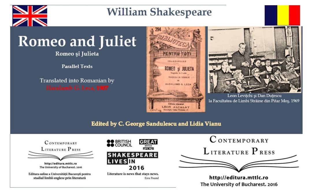 Editura pentru Literatură Contemporană a lansat un nou volum ”Romeo and Juliet” de William Shakespeare