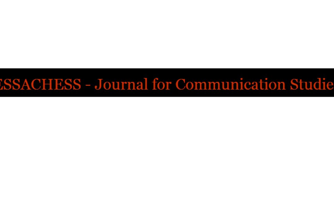 Apel la contribuții pentru numărul din iulie 2017 al Journal for Communication Studies