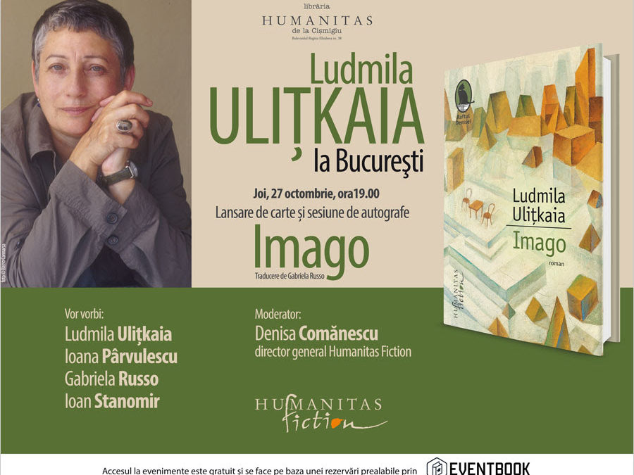 Întâlnire la București cu Ludmila Ulitkaia, una dintre cele mai importante voci ale literaturii contemporane