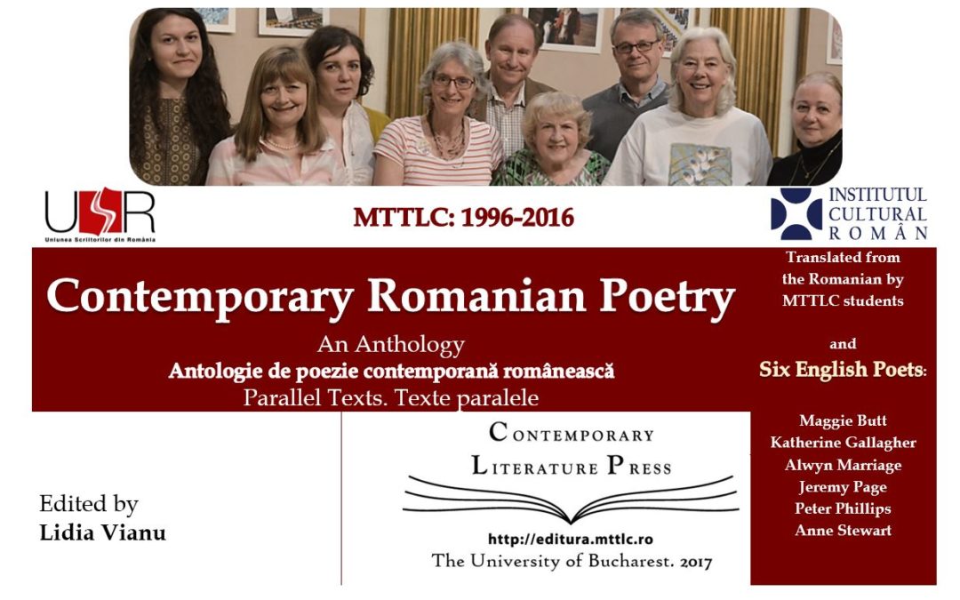 Volumul „Antologie de poezie contemporană românească” publicat la Contemporary Literature Press
