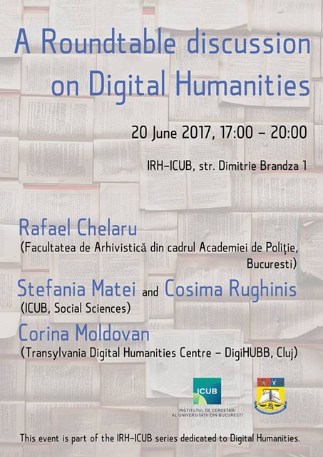 Masă rotundă cu tema ”Digital Humanities” la Institutul de Cercetare al Universității din București