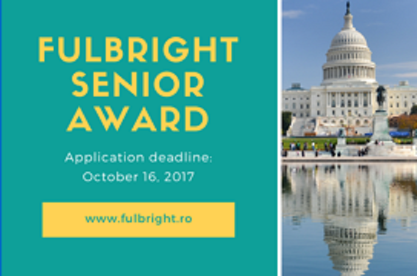 Apel la candidaturi pentru cadrele didactice și cercetătorii români la „Fulbright Senior Postdoctoral Program 2018-2019”