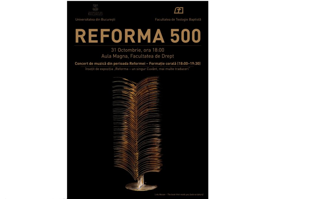 500 de ani de la Reforma Protestantă, celebrați de Universitatea din București