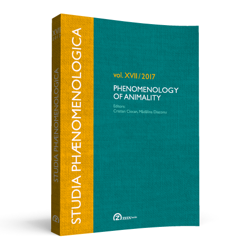 Studia Phaenomenologica “Phenomenology of Animality”, coordonat de Cristian Ciocan și Mădălina Diaconu