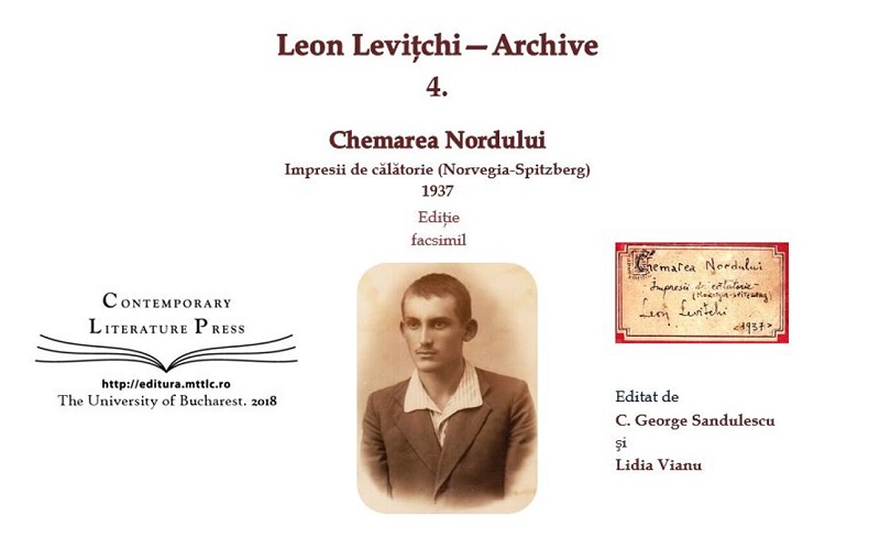 La 100 de ani de la nașterea lui Leon Levițchi, Contemporary Literature Press lansează volumul „Chemarea Nordului. Impresii de călătorie”